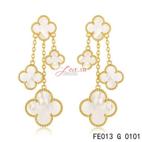 van cleef and arpels replica earrings|van cleef arpels earrings price.